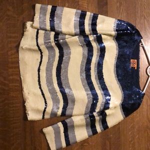 Tory Burch Sequin Sweater